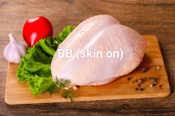 Boneless Breast BB(Skin On)